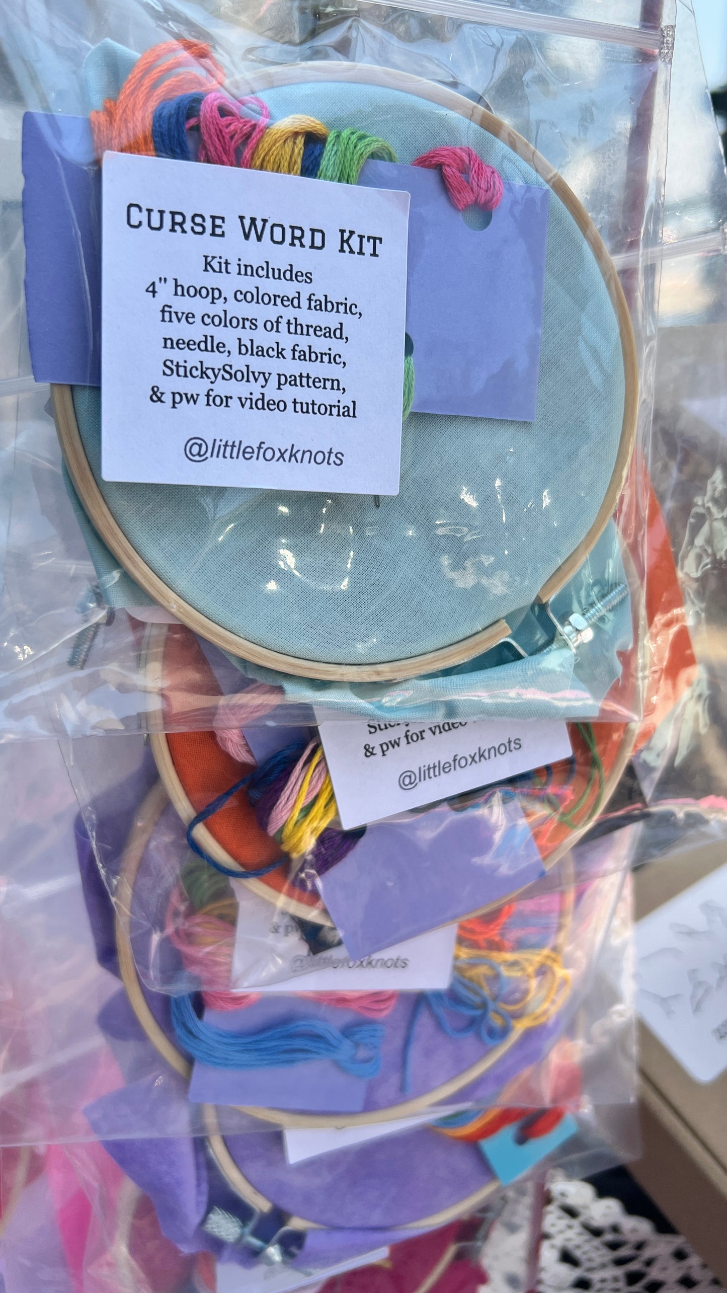 Curse Word Kit - Mystery Fabric!