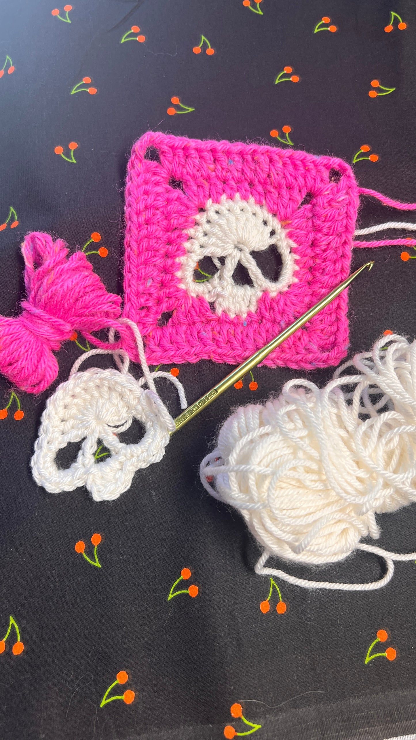 Granny Square Skull Crochet Class