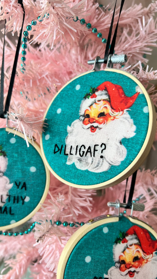 Bad Santa Embroidery - Video Guide