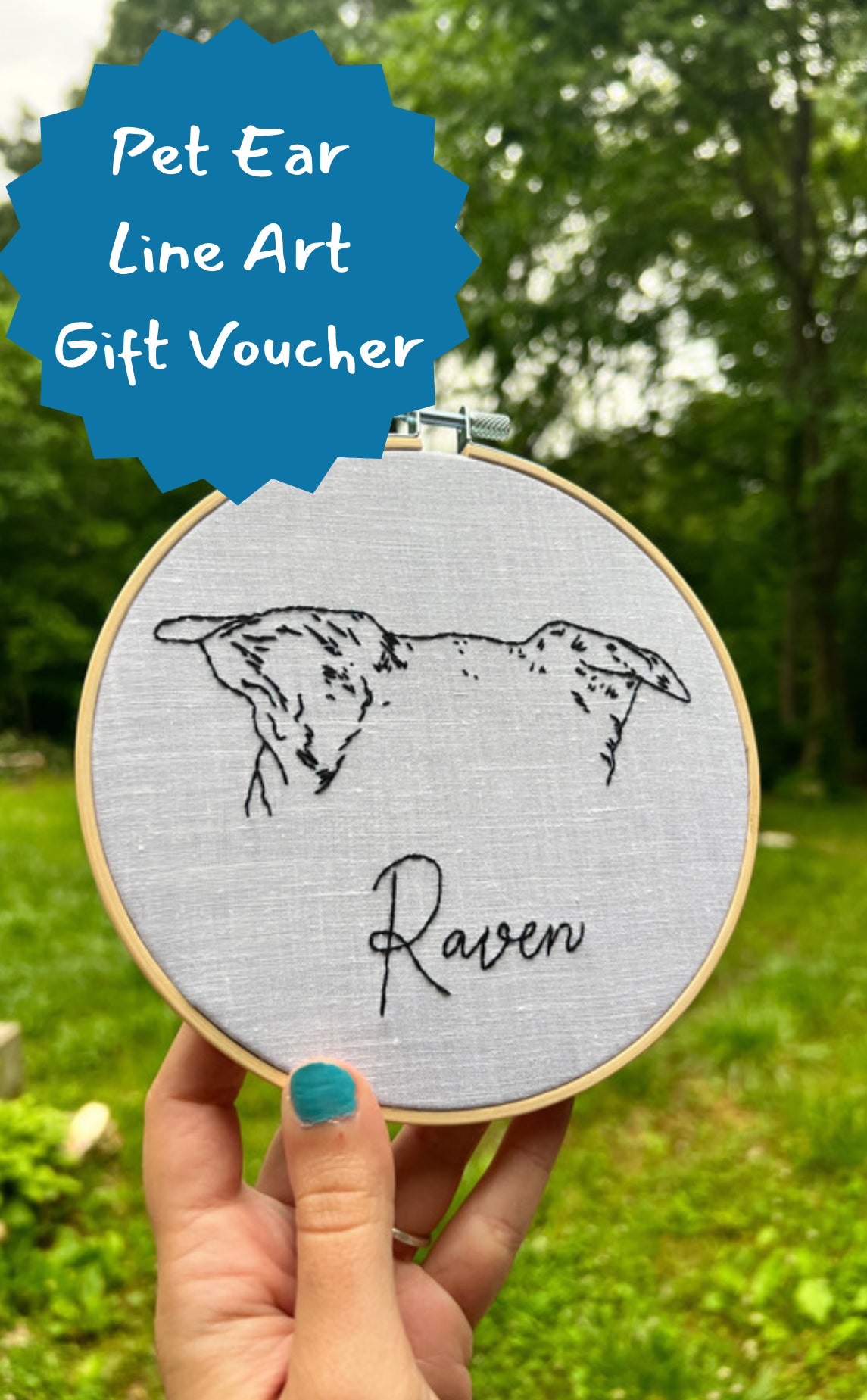Custom Pet Ears Line Art GIFT VOUCHER